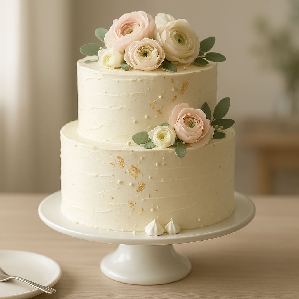 Handgemachte Feier-Torte